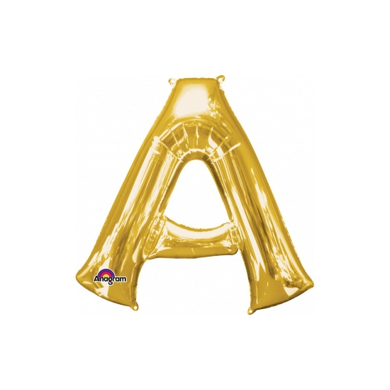 Naam versiering gouden letter ballon a